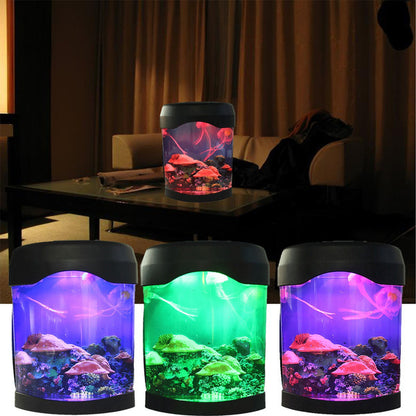 Jellyfish Tank Sea Water Lamp Jelly Fish Colour-Changing Night Light