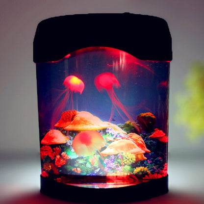 Jellyfish Tank Sea Water Lamp Jelly Fish Colour-Changing Night Light