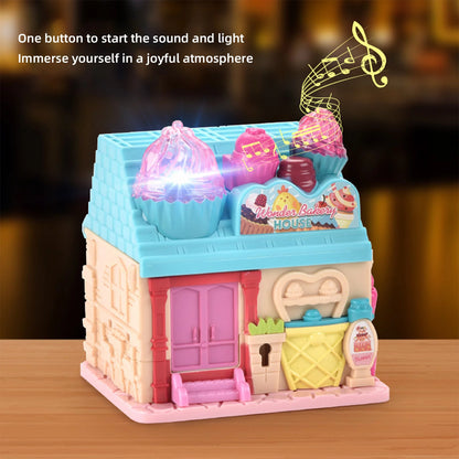 Magic Dollhouse Fun Princess Castle Play House Toy Set Surprise Playset with Music & Lights