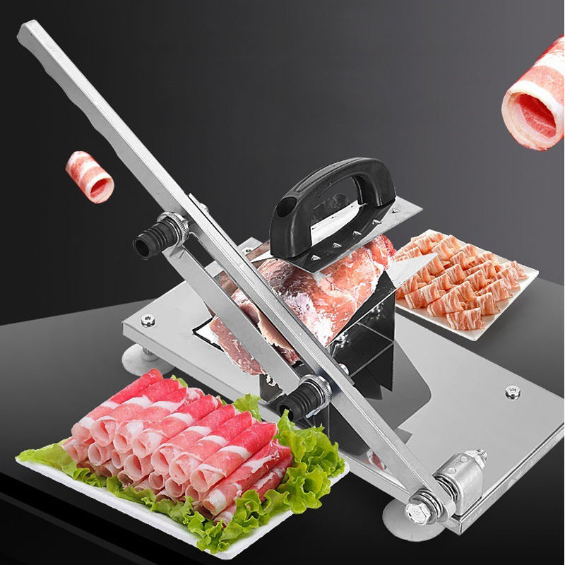 Stainless Steel Meat Cutter Beef Mutton Roll Slicer Food Slicing Machine