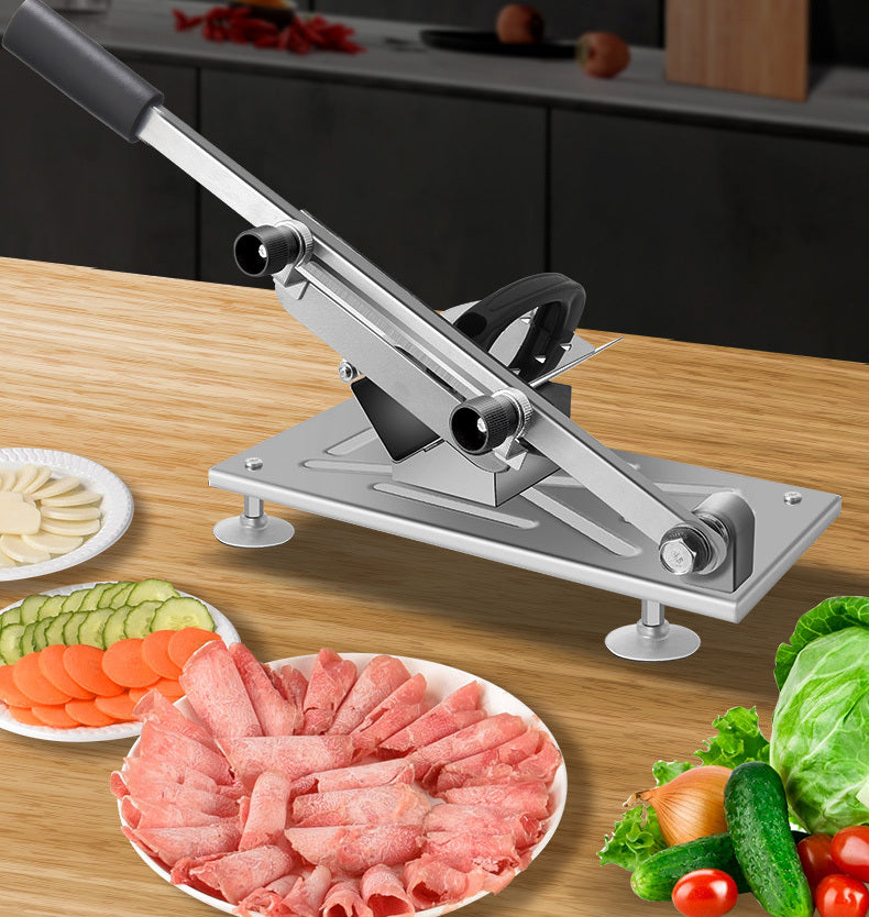 Stainless Steel Meat Cutter Beef Mutton Roll Slicer Food Slicing Machine