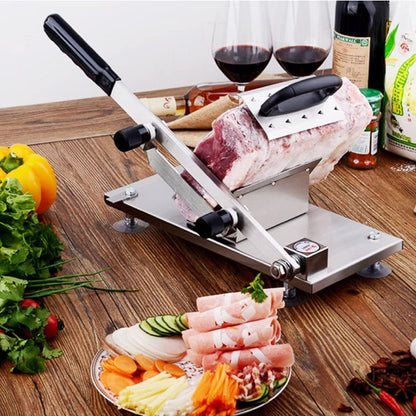 Stainless Steel Meat Cutter Beef Mutton Roll Slicer Food Slicing Machine