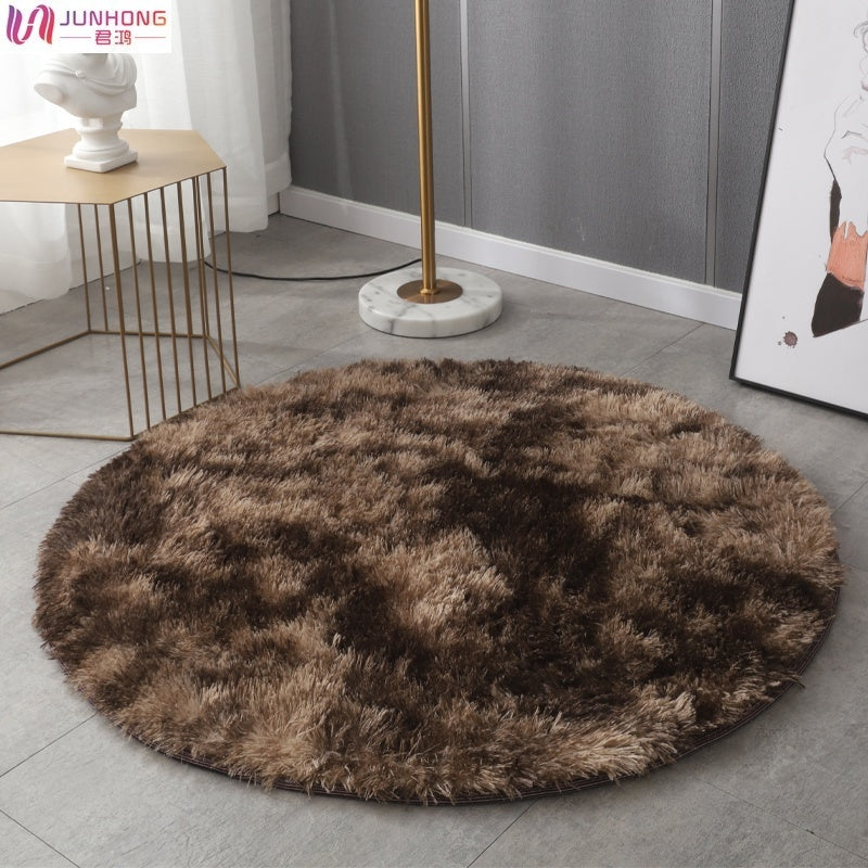 Infinity Round Shag Rug (Mocha)