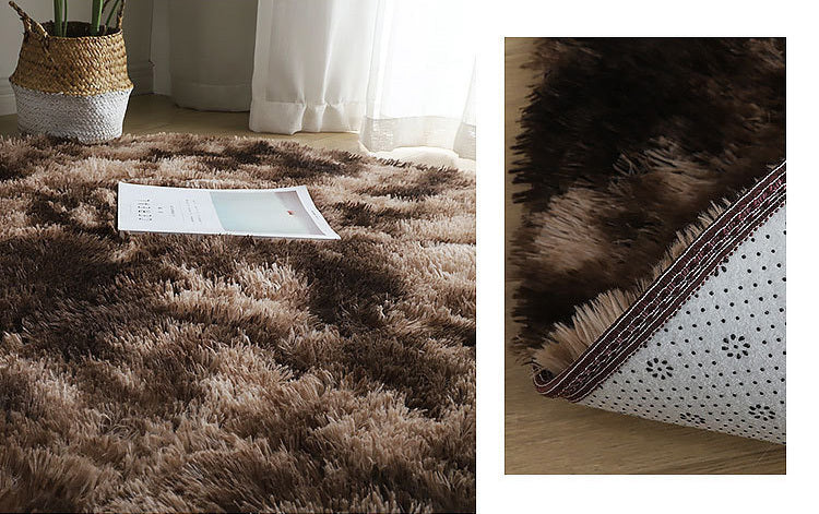 Infinity Round Shag Rug (Mocha)