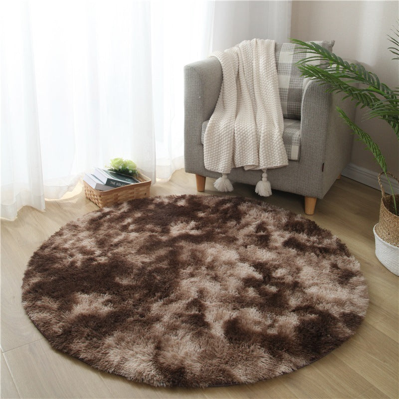 Infinity Round Shag Rug (Mocha)