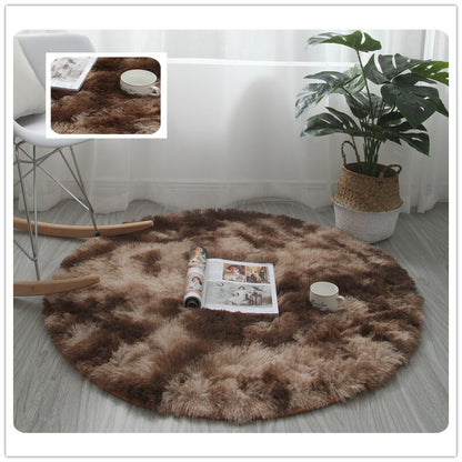 Infinity Round Shag Rug (Mocha)