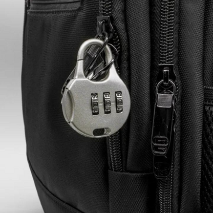 Advanced Round Combination Lock Bags Suitcase Lockers Luggage Padlock (Silver)