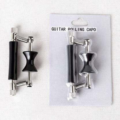 Universal Rolling Capo Sliding Adjustable Tuning Tone Guitar String Instruments Glider