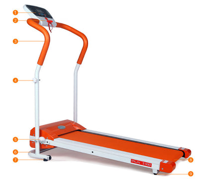 IRUN Fitness Trainer Electric Treadmill (Orange)