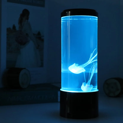 Jellyfish Tank Sea Water Lamp Jelly Fish Colour-Changing Night Light