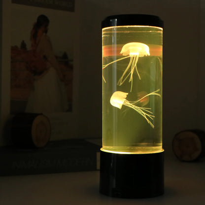 Jellyfish Tank Sea Water Lamp Jelly Fish Colour-Changing Night Light