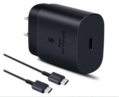 25W Super Fast Charger & 1m USB C to C Cable AC Wall Adapter iPhone Android AU Plug