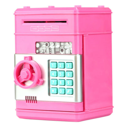 Automatic Safe Electronic Piggy Bank ATM Money Box (Pink)