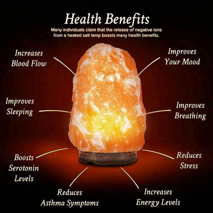 Himalayan Salt Lamp Natural Crystal Rock Night Light (2-3kg)