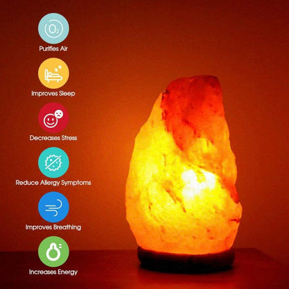 Himalayan Salt Lamp Natural Crystal Rock Night Light (2-3kg)