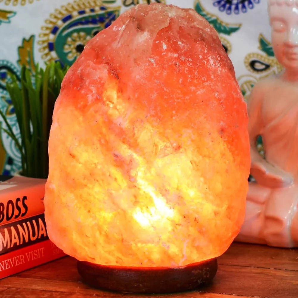 Himalayan Salt Lamp Natural Crystal Rock Night Light (Large, 5-7kg)