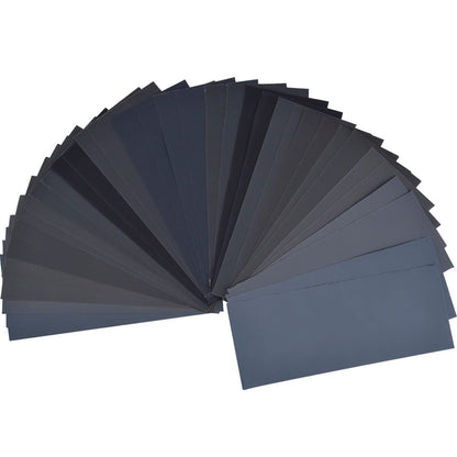 28 PCS Sandpaper 120 to 3000 Assorted Grit Wet Dry Wood Sanding Sheets