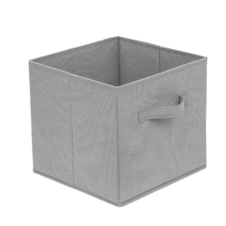 Foldable Storage Cube Basket Bin Collapsible Box Organizer (Grey)