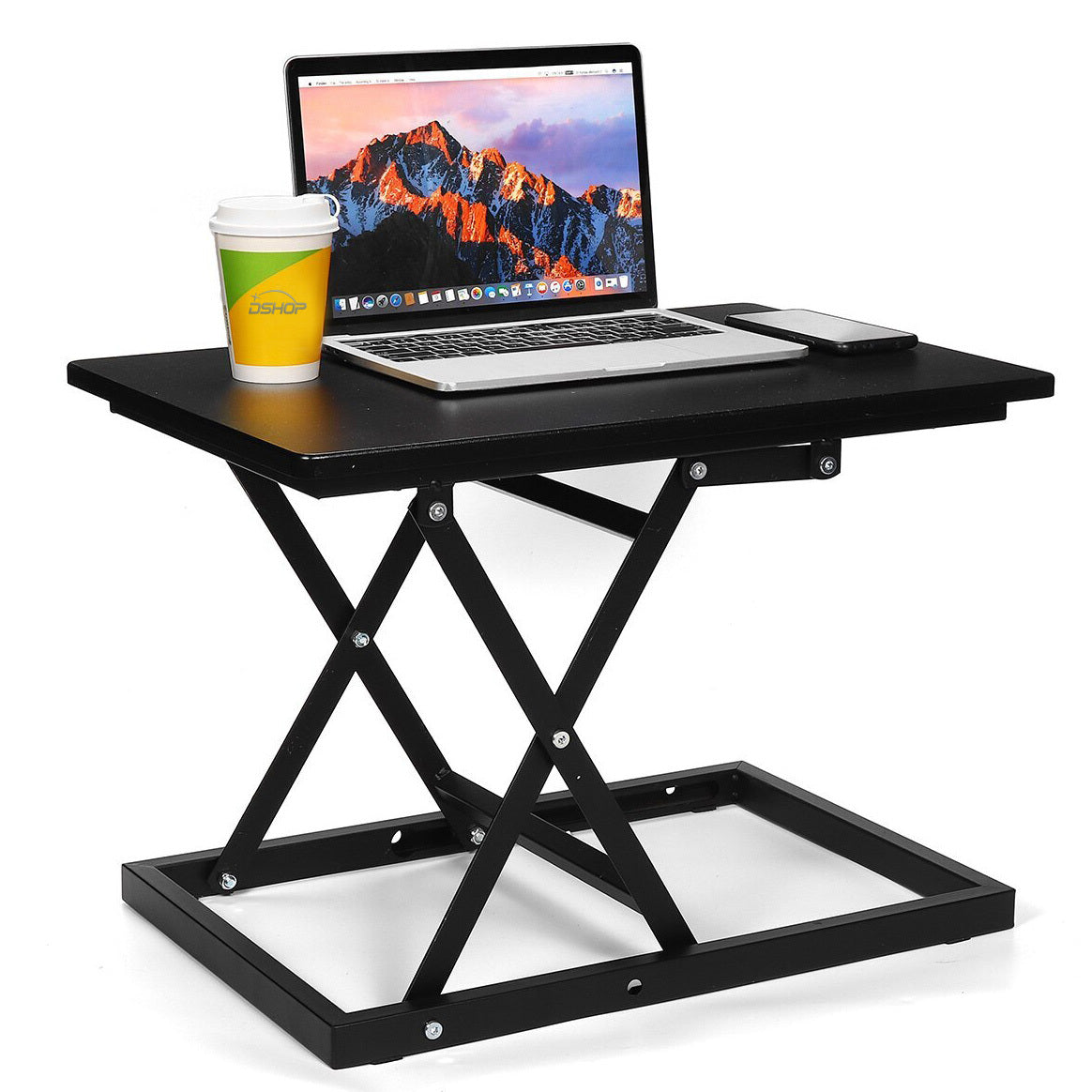 Office Pro Height Adjustable Standing Table Sit Stand Desk