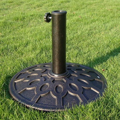 Alfresco Stylish Solid Iron Heavy Duty Outdoor Patio Umbrella Base Stand