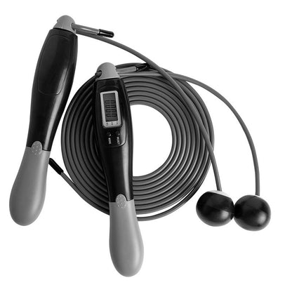 Smart Fitness Digital Jump Skipping Rope with LCD Counter (Black)