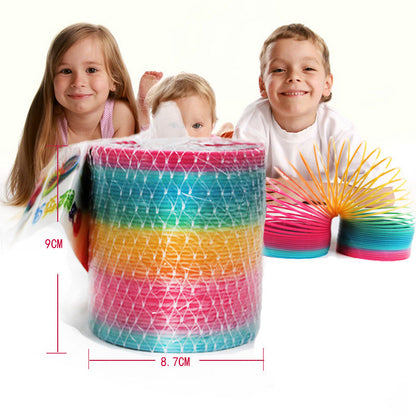 Rainbow Slinky Magic Spring Fidget Toy