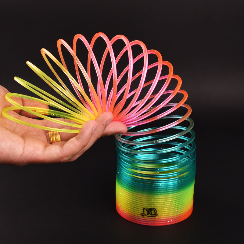 Rainbow Slinky Magic Spring Fidget Toy