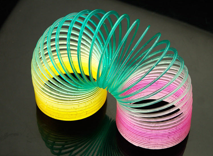 Rainbow Slinky Magic Spring Fidget Toy