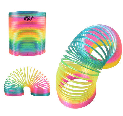 Rainbow Slinky Magic Spring Fidget Toy