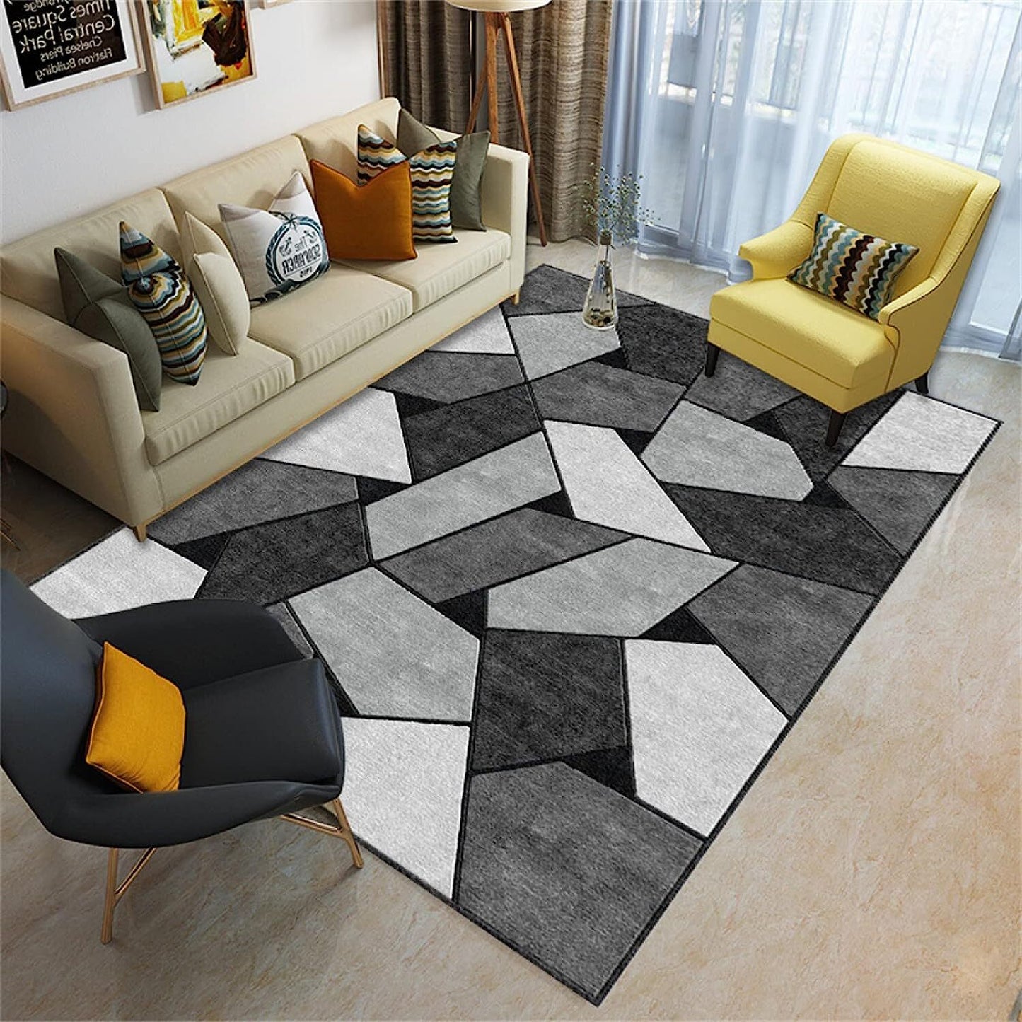 Large Rock Rug Carpet Mat (230 x 160)