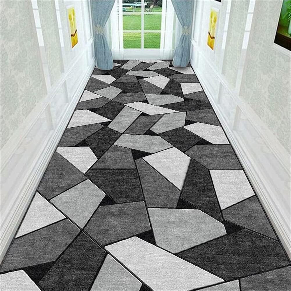 Rock Hallway Runner Area Rug Carpet Mat (60 x 200)