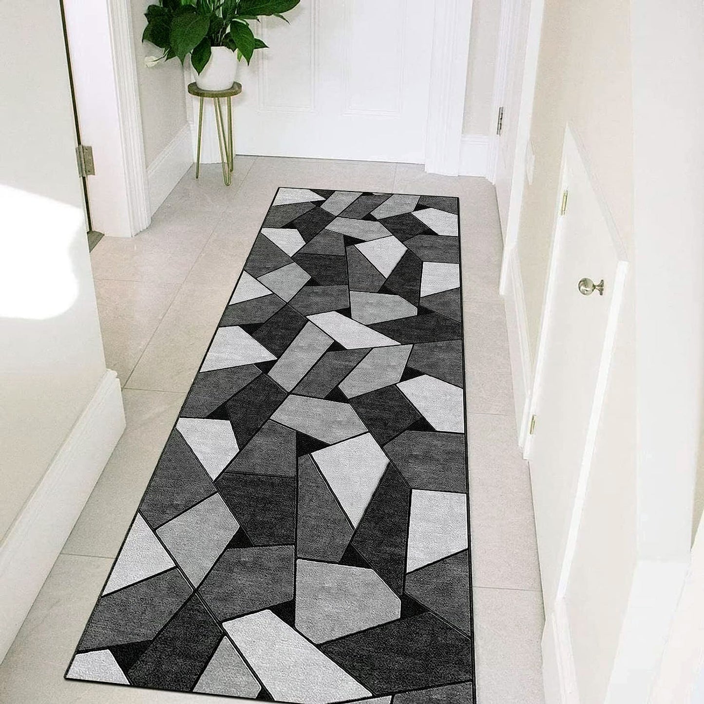 Rock Hallway Runner Area Rug Carpet Mat (80 x 300)