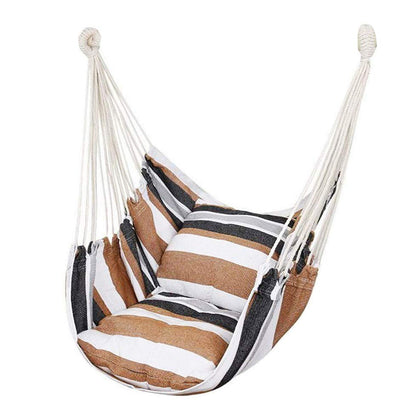 Comfortable Cotton Hammock Swing Chair with Padded Cushions