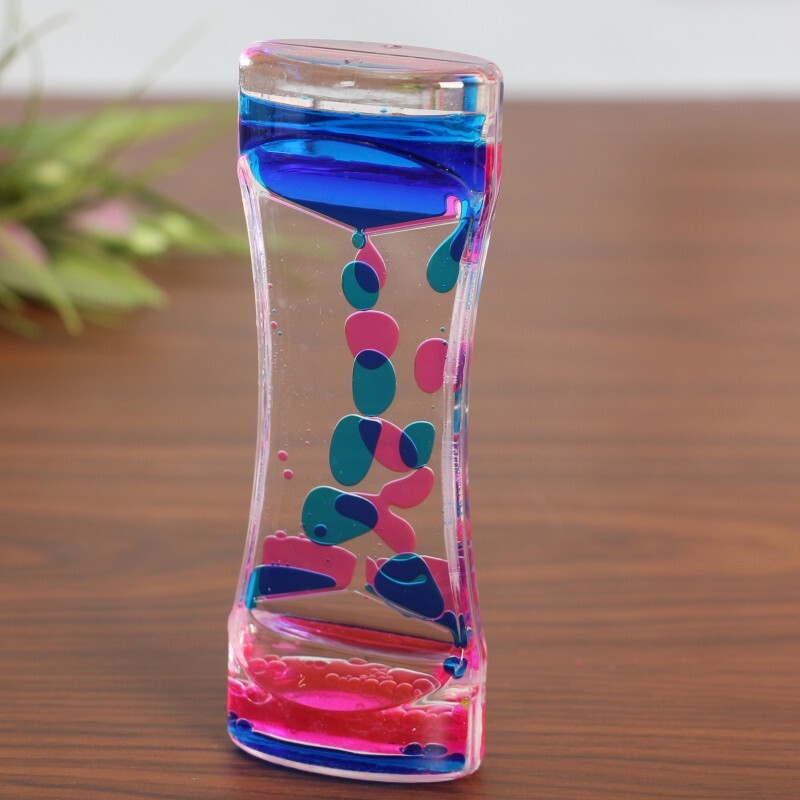 Liquid Motion Bubbler Lava Hourglass Desk Timer