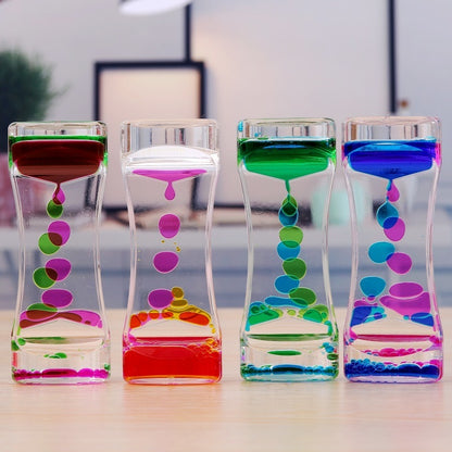 Liquid Motion Bubbler Lava Hourglass Desk Timer