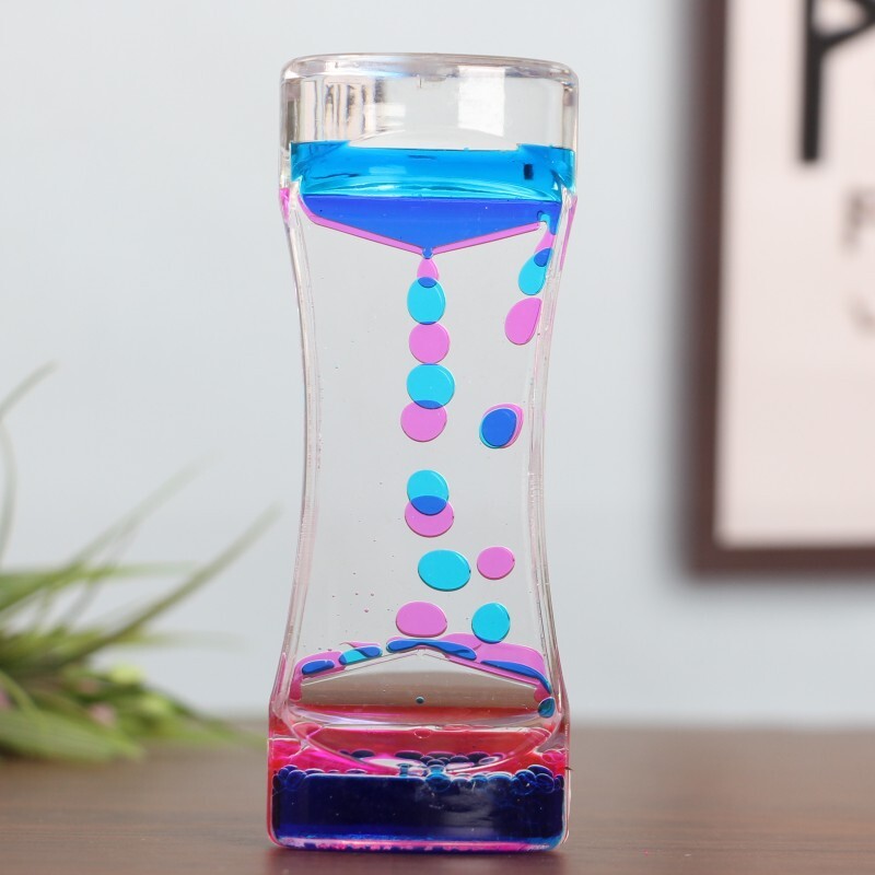 Liquid Motion Bubbler Lava Hourglass Desk Timer