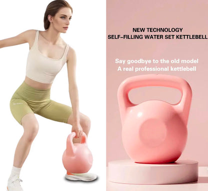 6kg Water-Fillable Kettlebell Durable Weight for Strength Training