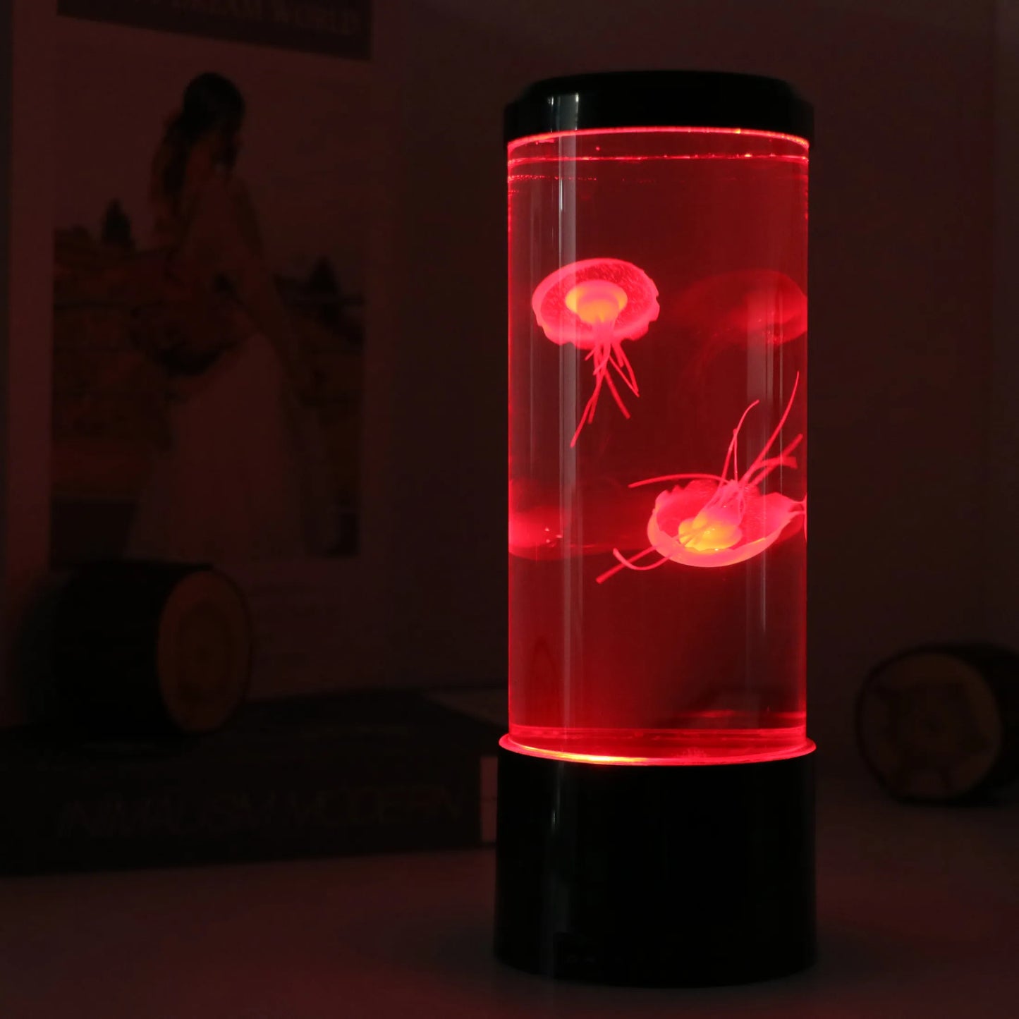 Jellyfish Tank Sea Water Lamp Jelly Fish Colour-Changing Night Light