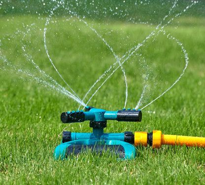 360-Degree Auto Rotating Sprinkler Garden Hose Sprayer 30-Feet Watering Tool