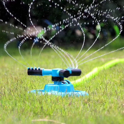 360-Degree Auto Rotating Sprinkler Garden Hose Sprayer Watering Tool