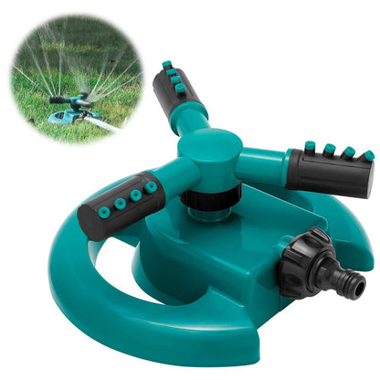 360-Degree Auto Rotating Sprinkler Garden Hose Sprayer Watering Tool