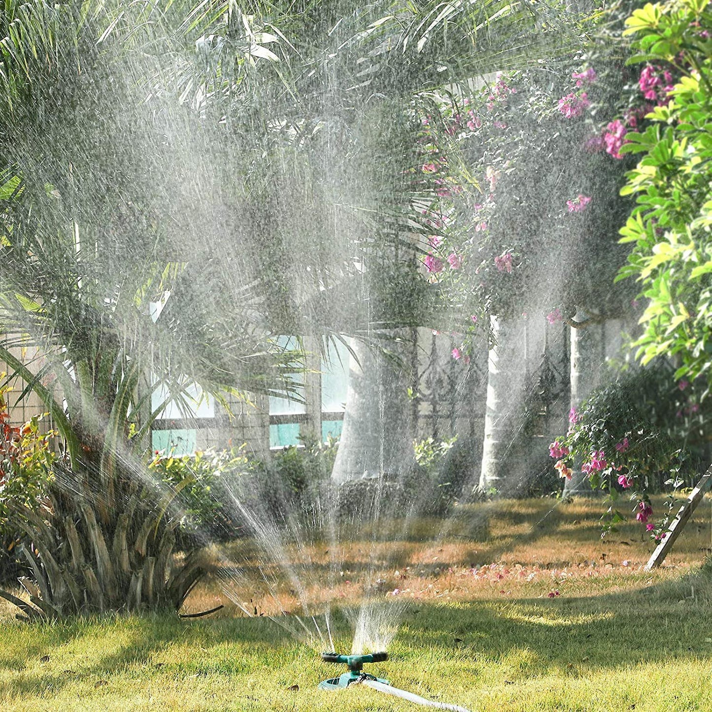 360-Degree Auto Rotating Sprinkler Garden Hose Sprayer Watering Tool