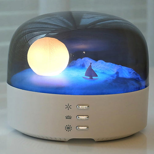 Multifunction Moon Lamp Bluetooth Speaker Night Light Music Player