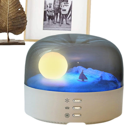 Multifunction Moon Lamp Bluetooth Speaker Night Light Music Player