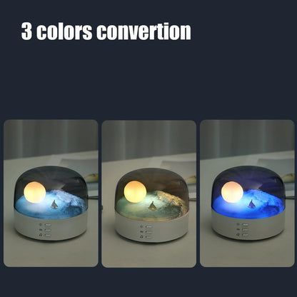 Multifunction Moon Lamp Bluetooth Speaker Night Light Music Player