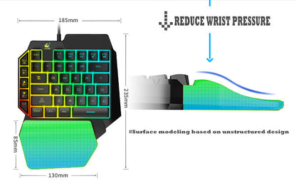 Pro Gaming Keyboard and Mouse Combo Set