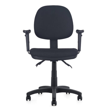 Advanced Premium Heavy Duty 3-Lever Fully Ergonomic Commercial Office Task Chair (Black)