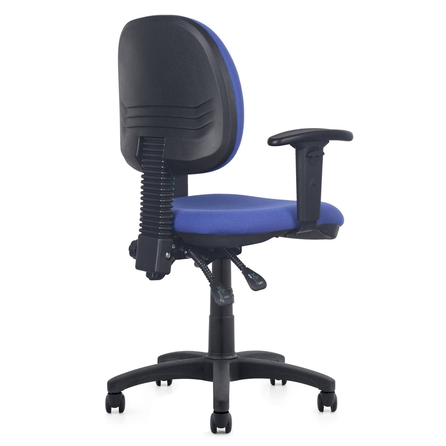 Advanced Premium Heavy Duty 3-Lever Fully Ergonomic Commercial Office Task Chair (Blue)