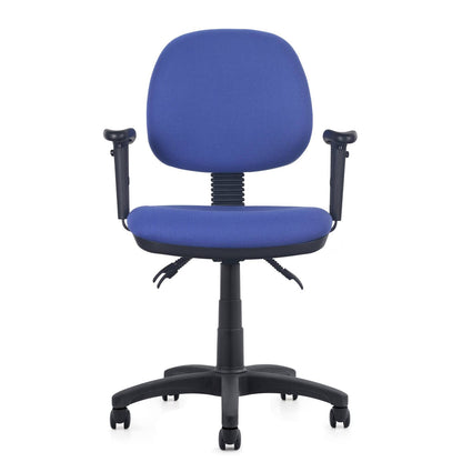 Advanced Premium Heavy Duty 3-Lever Fully Ergonomic Commercial Office Task Chair (Blue)