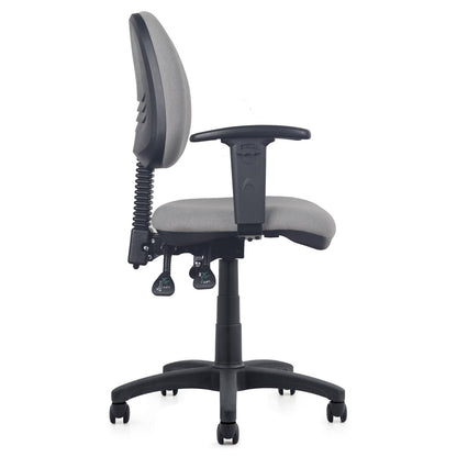 Advanced Premium Heavy Duty 3-Lever Fully Ergonomic Commercial Office Task Chair (Grey)